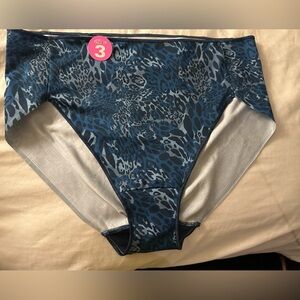 NWT- TC Women’s Hi-Cut Brief Panty with Stay-Put Edge-‎ SINGLE PAIR- XXL